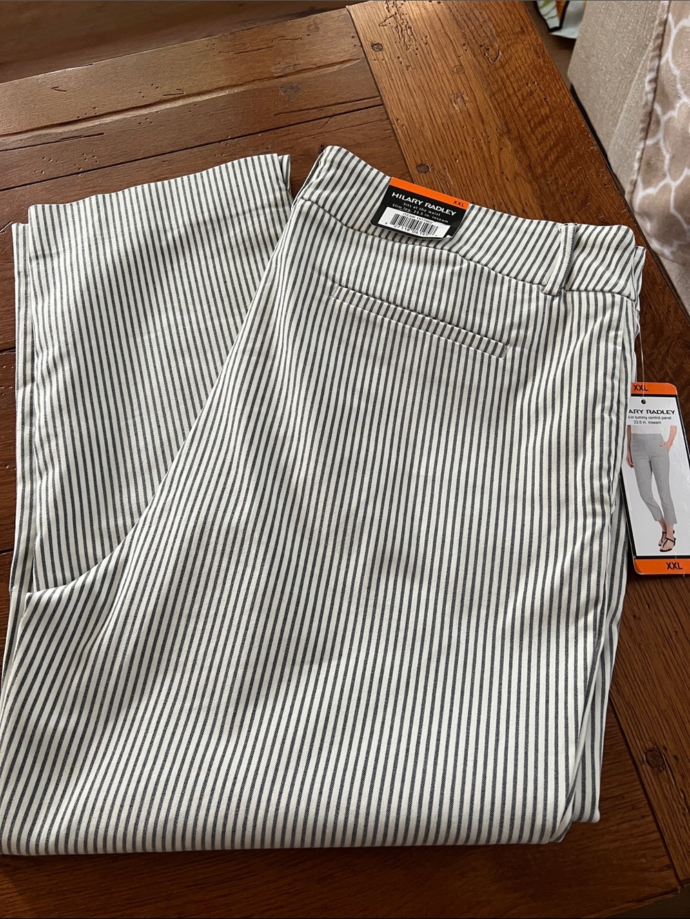 Hilary Radley Pinstripe Pants size xxl